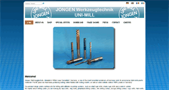 Desktop Screenshot of jongen-unimill.com